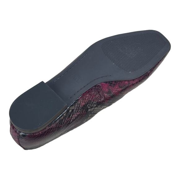 Frye Dana Ballet Flats In Multi Berry Reptile Womens Size 8 - Picture 5 of 5
